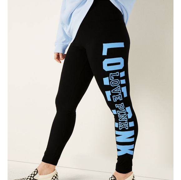 PINK Victoria's Secret Pants - 🔥 VS Pink logo leggings sz XL NWT